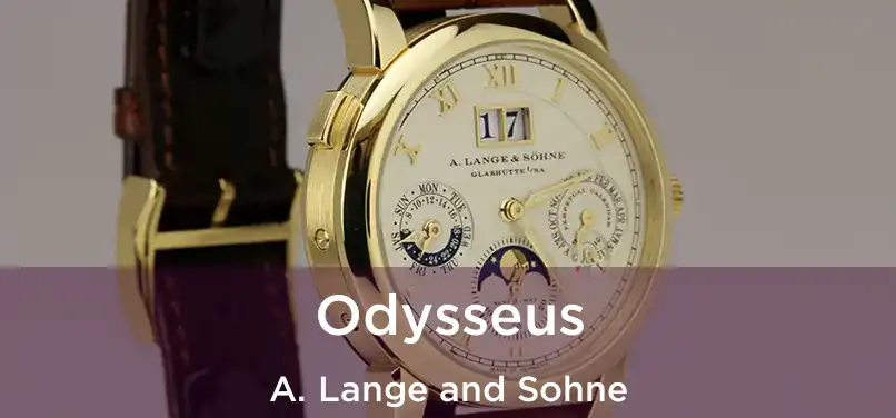  Odysseus A. Lange and Sohne